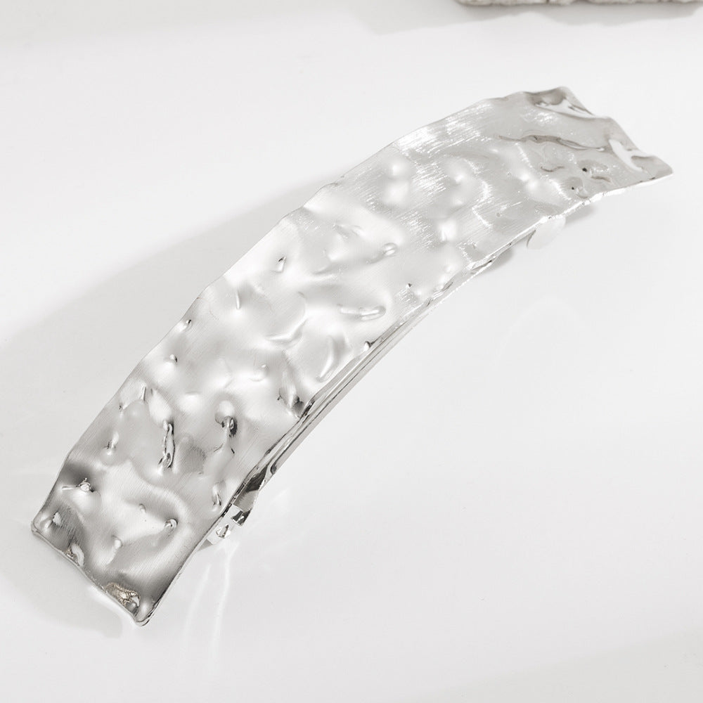 Geometric Style Metal Spring Hair Clips for Women