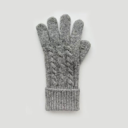 Chunky Knit Touchscreen Gloves Warm Winter Fashion