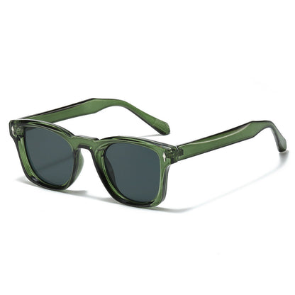 Stylish Square Sunglasses with Bullet Design for Men and Women