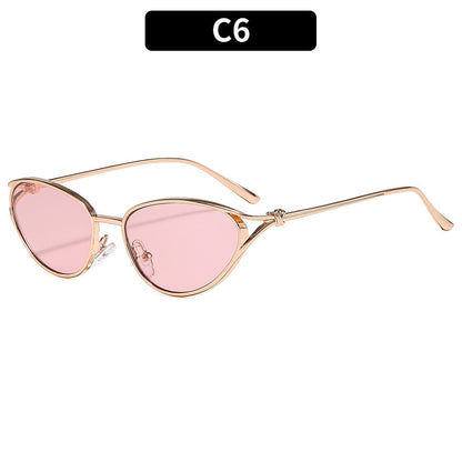 Trendy Oval Frame Luxury Women's Sunglasses