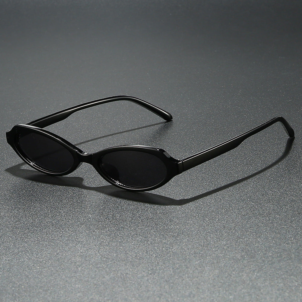 Trendy Oval Sunglasses Non-Polarized UV400 Protection for Fashion and Outdoor Activities