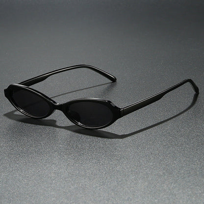 Trendy Oval Sunglasses Non-Polarized UV400 Protection for Fashion and Outdoor Activities