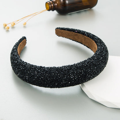 Trendy Pearl Hairband With Rhinestones for Women