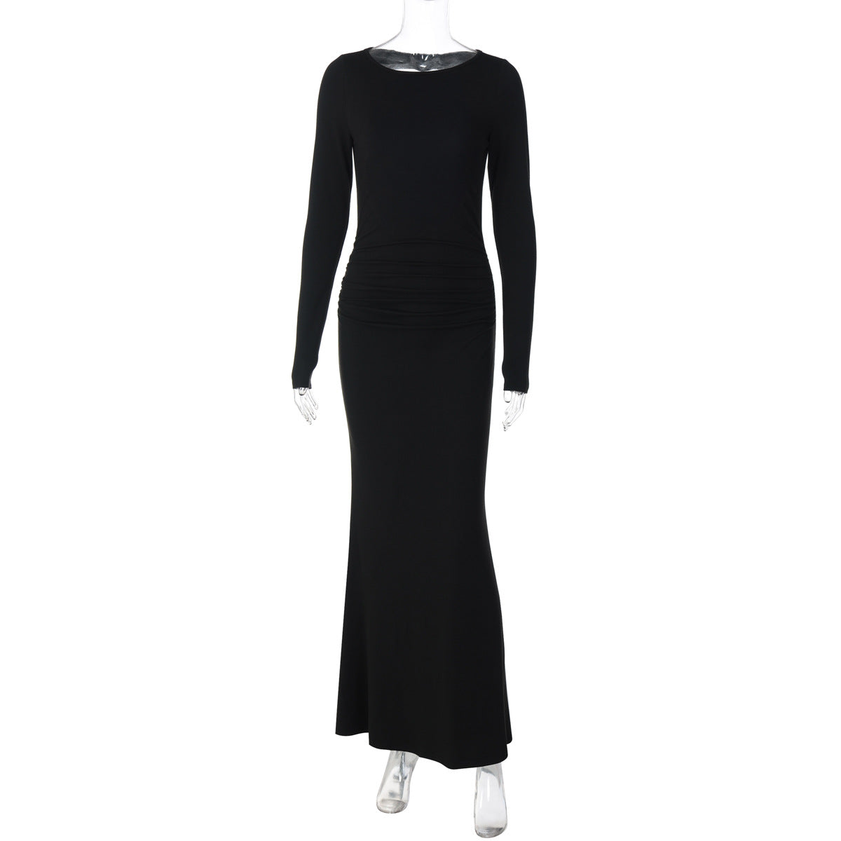 Trendy Hollow Back Bodycon Dress for Parties