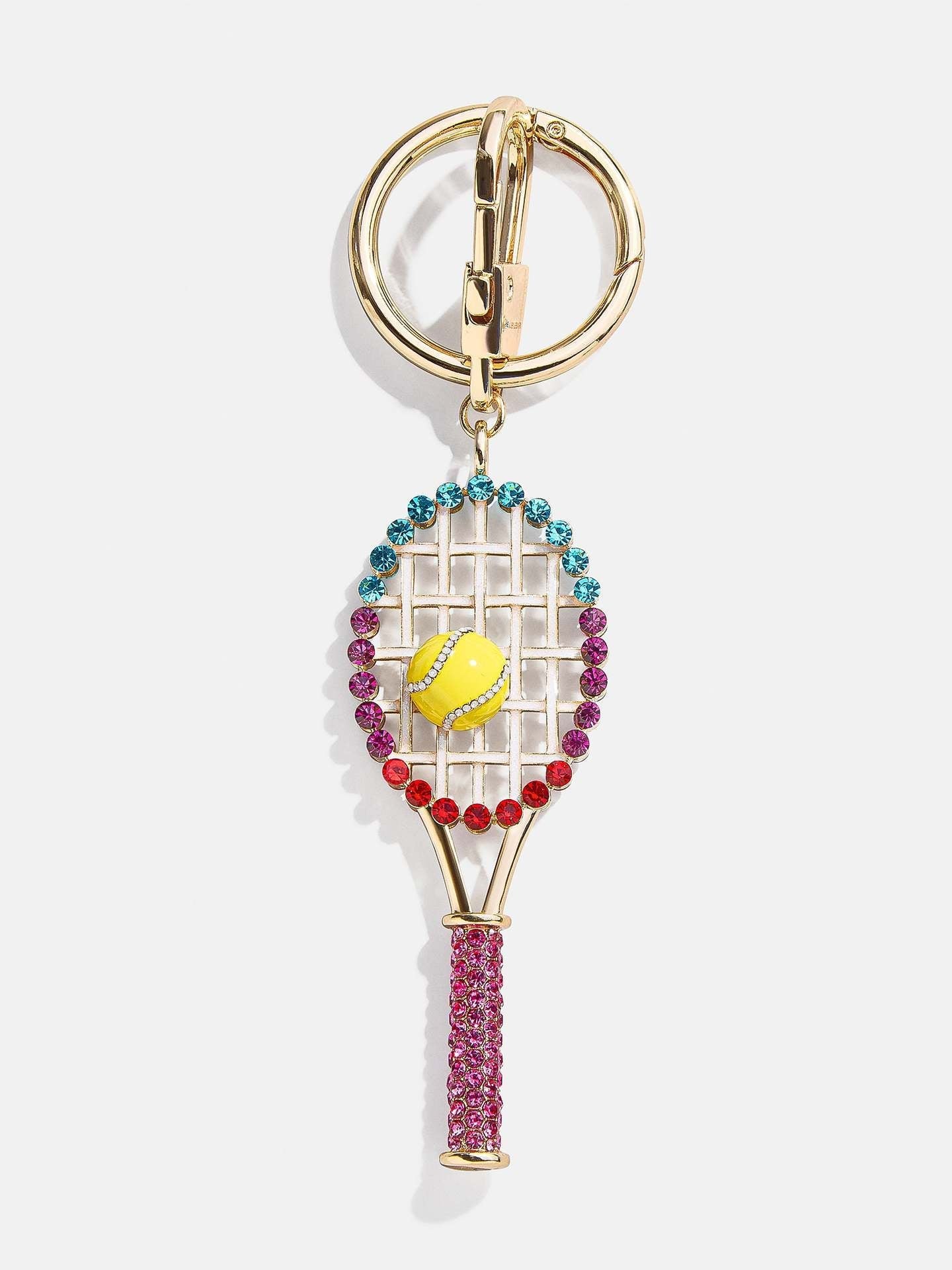 Creative Letter Rhinestone Keychain Bag Charm
