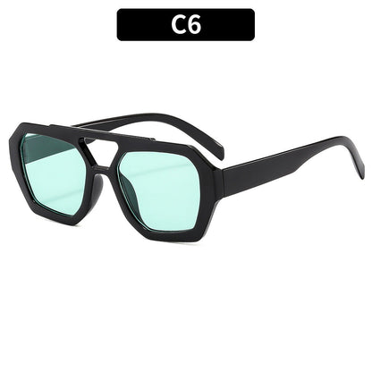 Trendy Pilot Sunglasses with UV400 Protection