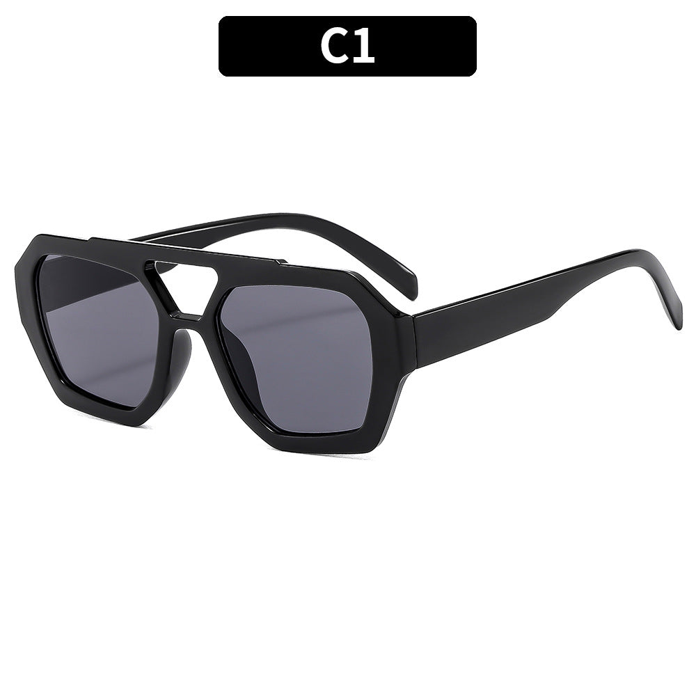 Trendy Pilot Sunglasses with UV400 Protection