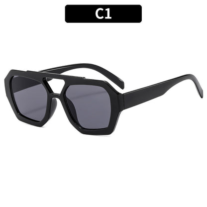 Trendy Pilot Sunglasses with UV400 Protection