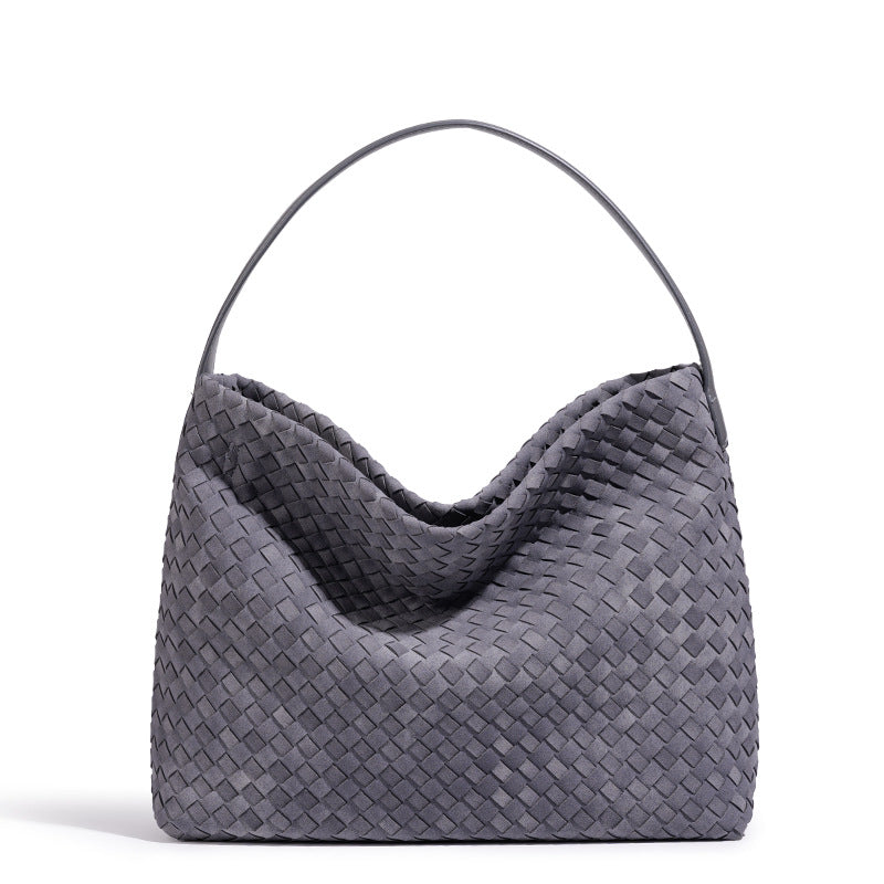 Simple Handmade Woven Large Capacity Underarm Bag
