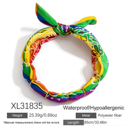 Stylish Floral Stainless Steel Necklace for Women