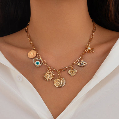 Ocean-Inspired Mermaid Tail Faux Pearl Tassel Necklace