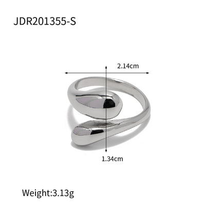 Adjustable Cross Sikmple Ring