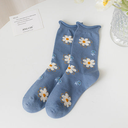 Rufia - Blossom Beauty 3D Floral Embellished Socks