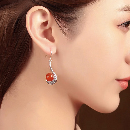 Antique Earrings Temperament Personality Versatile Pendant Simple And Generous Earrings