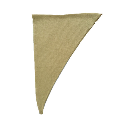 Hand Knitted Triangle Scarf Women Soft Rabbit Hair Wool Blend