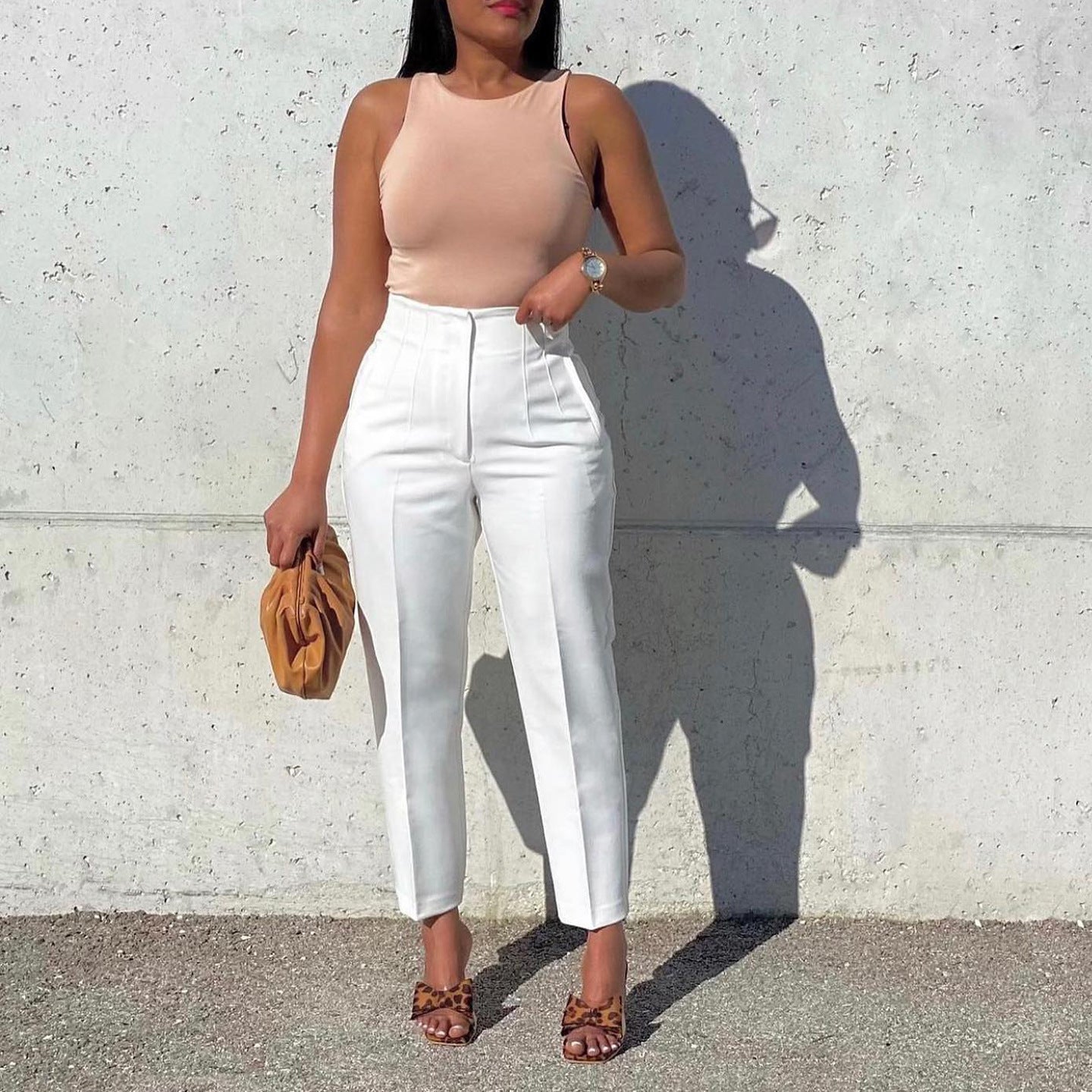 Trendy High-Waisted Trousers For Women