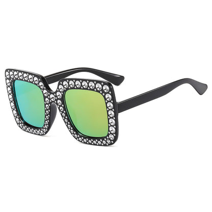 Bling Round Sunglasses for Kids Stylish UV400 Beach Sunglasses