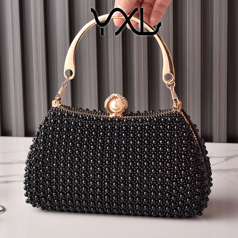 Elegant Pearl Evening Clutch Bag for Parties
