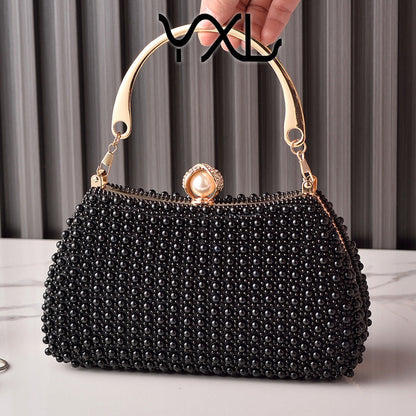 Elegant Pearl Evening Clutch Bag for Parties