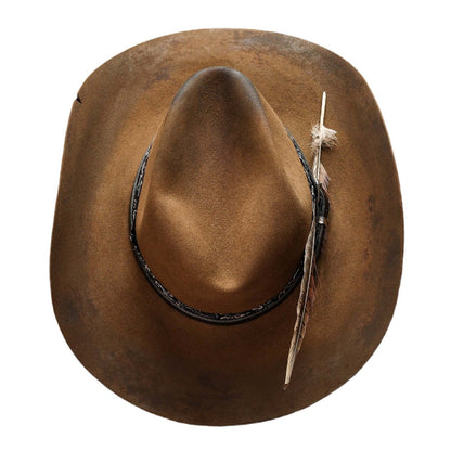 Vintage Wool Fedora Hat for Stylish Autumn Wear