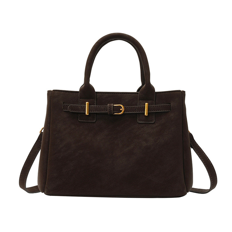 Trendy Tote Bag with Belt Detail Designed for Commuting