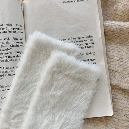 Winter Fuzzy Plush Thicken Warm Crew Socks