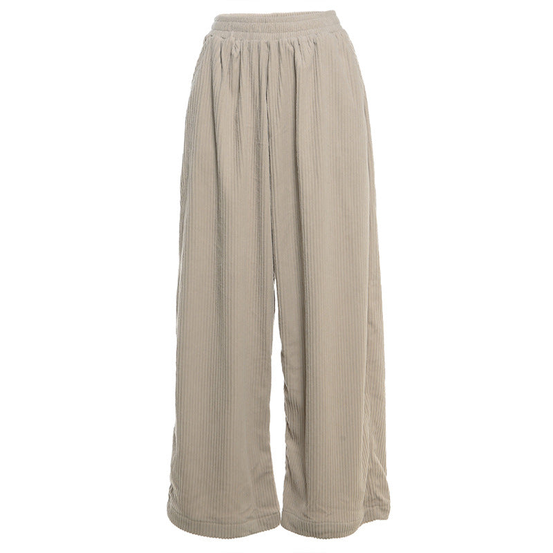 Casual High-Waisted Wide-Leg Pants For Women