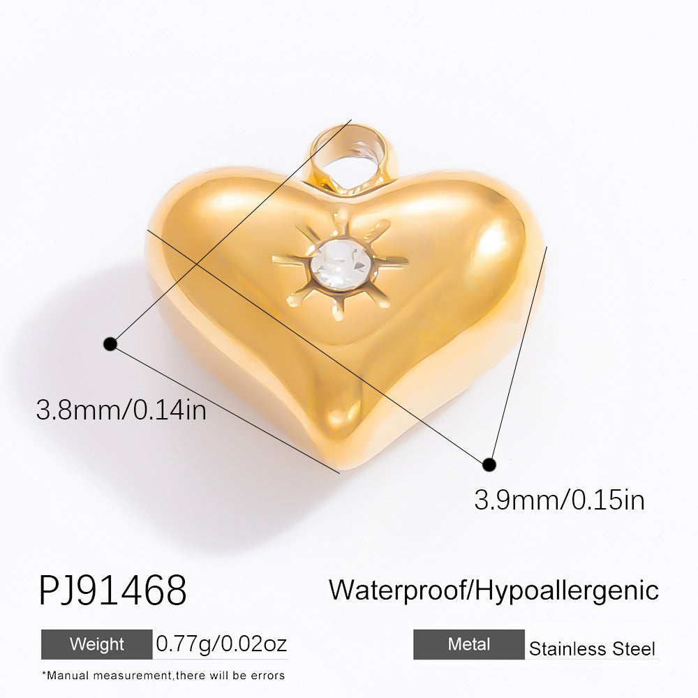 Minimalist DIY Jewelry Accessories Stainless Steel Necklace Pendant