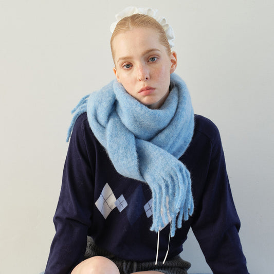 42% Alpaca Winter Scarf for Women Soft Lightweight Warm Neck Wrap