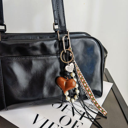 Tassel Braided Rope Keychain Bag Charm