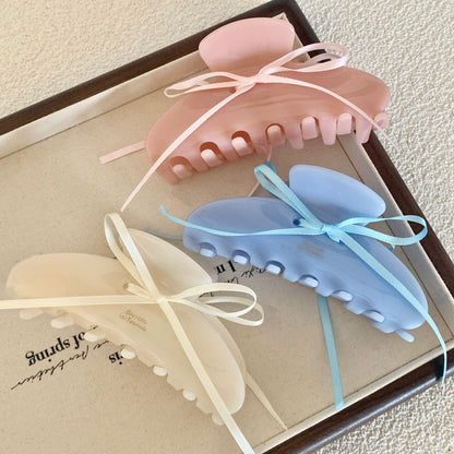 Sweet Bow Ribbon Claw Clip