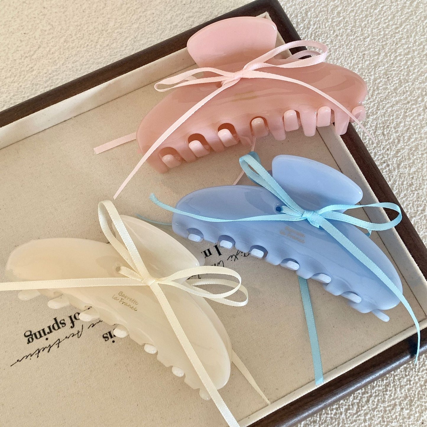 Sweet Bow Ribbon Claw Clip