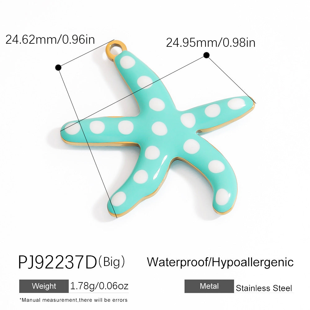 Stainless Steel DIY Jewelry Accessories Cute Charm Pendant