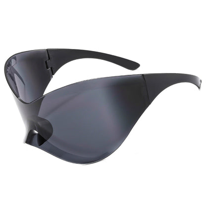 Futuristic Y2K Cat Eye Sunglasses Unframed UV400 Protection