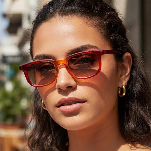 Trendy Retro Square Sunglasses for Women