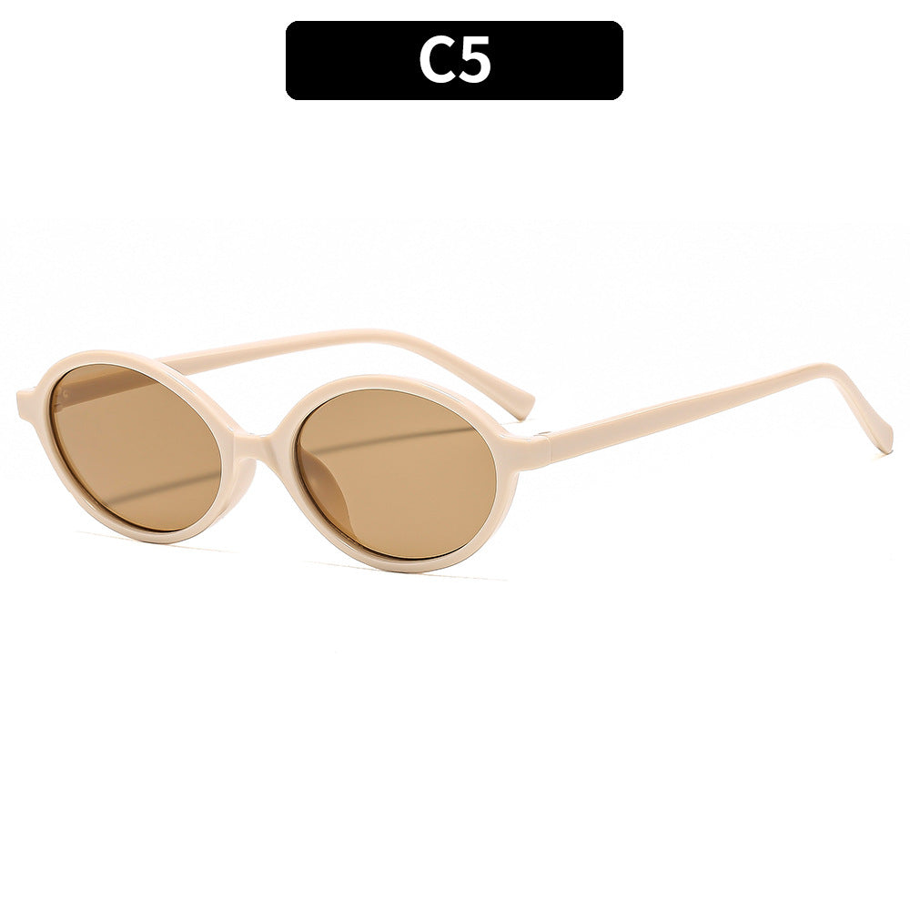 Oval Vintage Anti-Blue Light Fashion Sunglasses