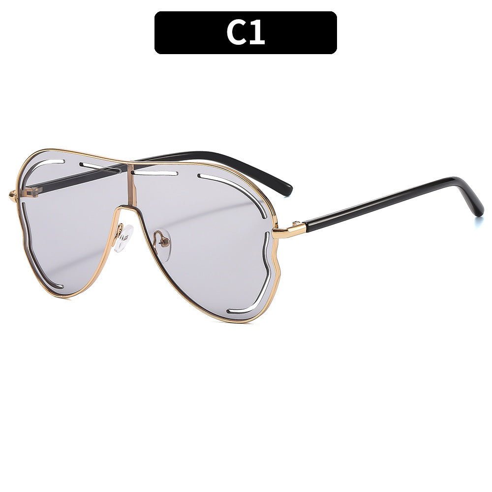 Trendy Oversized Cat-Eye Sunglasses UV400 Protection
