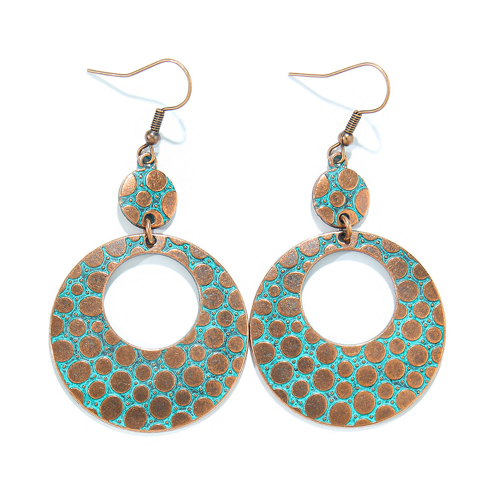 Bohemian Retro Tassel Earrings Vintage Style Travel Accessories
