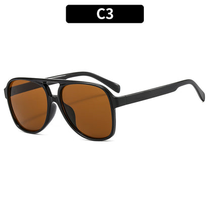 Trendy Retro Square Sunglasses with UV400 Protection