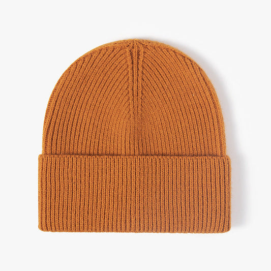 Solid Color Large Size Knit Beanie