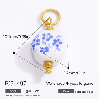 Fashionable DIY Jewelry Pendant Necklace Stainless Steel 18K Gold Plated