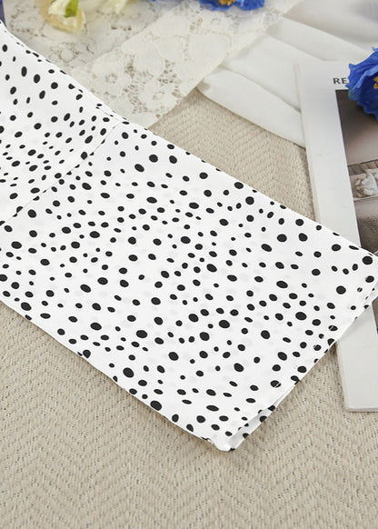Polka Dot Lounge Set Lightweight Breathable Fabric