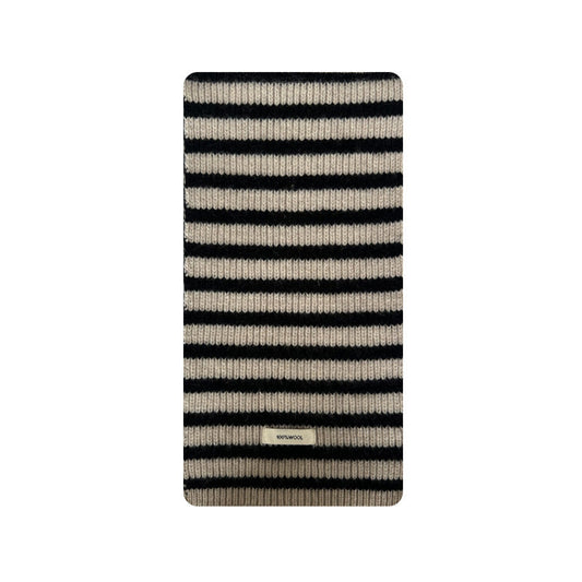 Soft Striped Warm Winter Wool Scarf