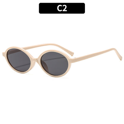 Oval Vintage Anti-Blue Light Fashion Sunglasses
