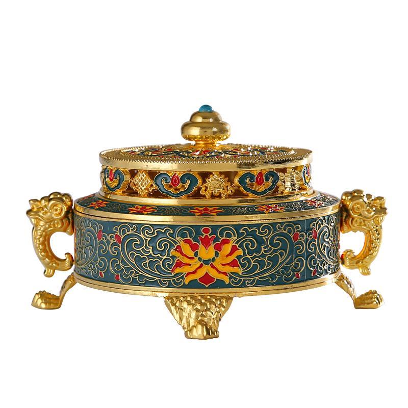 All-Metal Incense Holder Incense Burner Home Indoor Aromatic Creative Tea Ceremony Ornaments