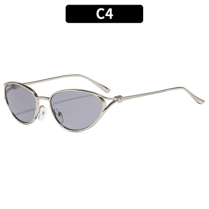 Trendy Oval Frame Luxury Women's Sunglasses