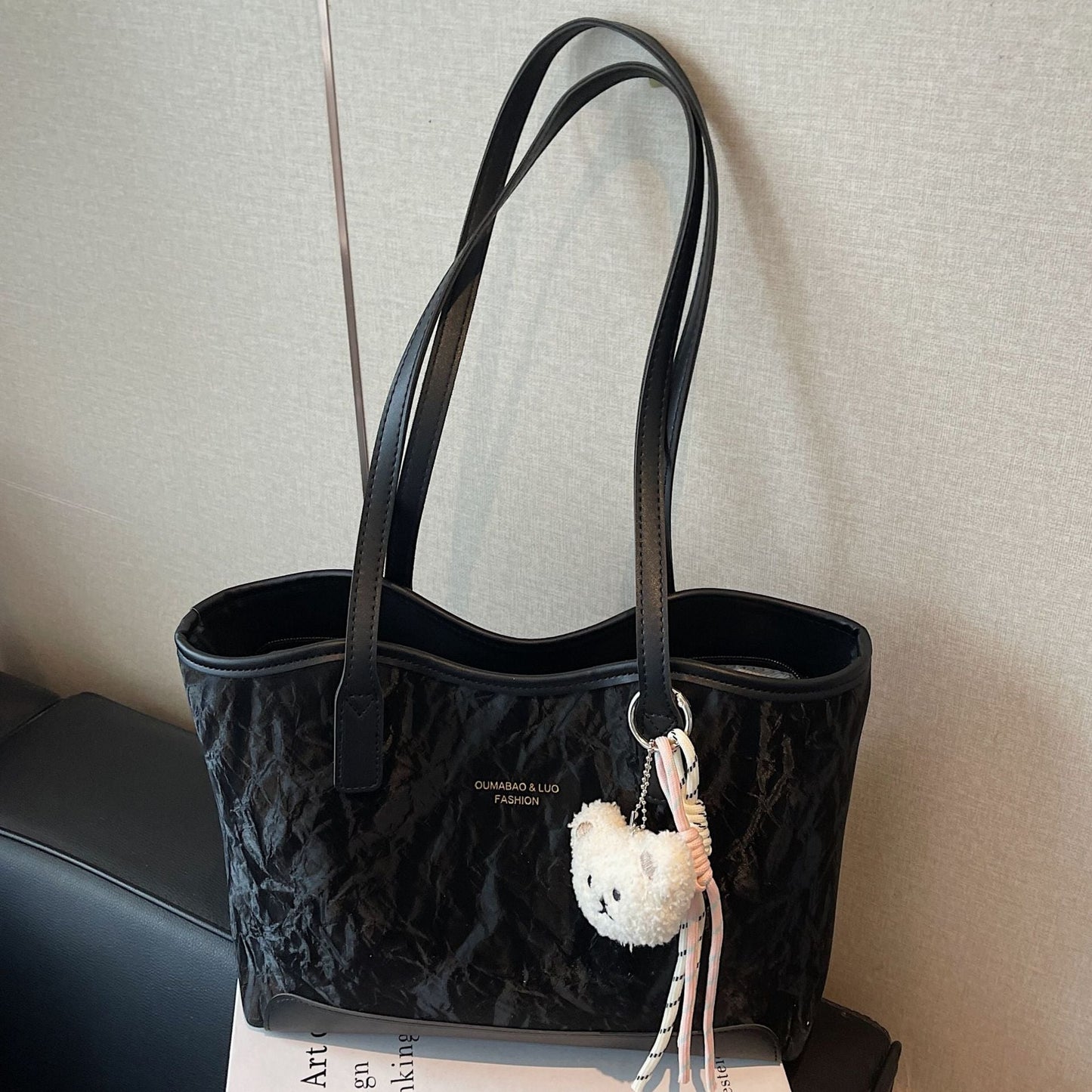 Vintage Style Large Capacity Tote Bag for Women