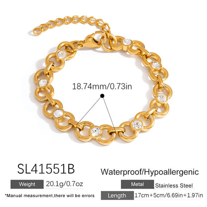 Stylish Bow Knot Stainless Steel Bracelet for Women