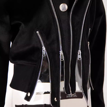 Hooded Velvet Sweatshirt For Women Casual Stylish Outerwear