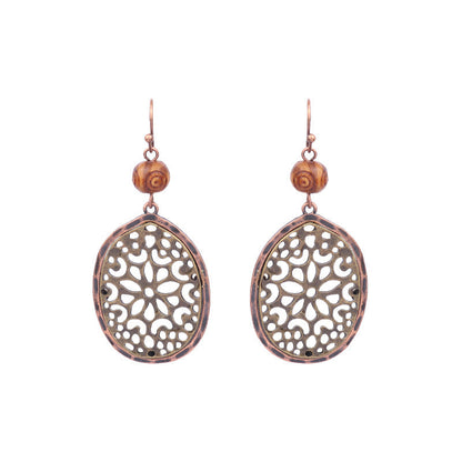 Trendy Vintage Boho Tassel Earrings Alloy Drop Dangle Jewelry Set